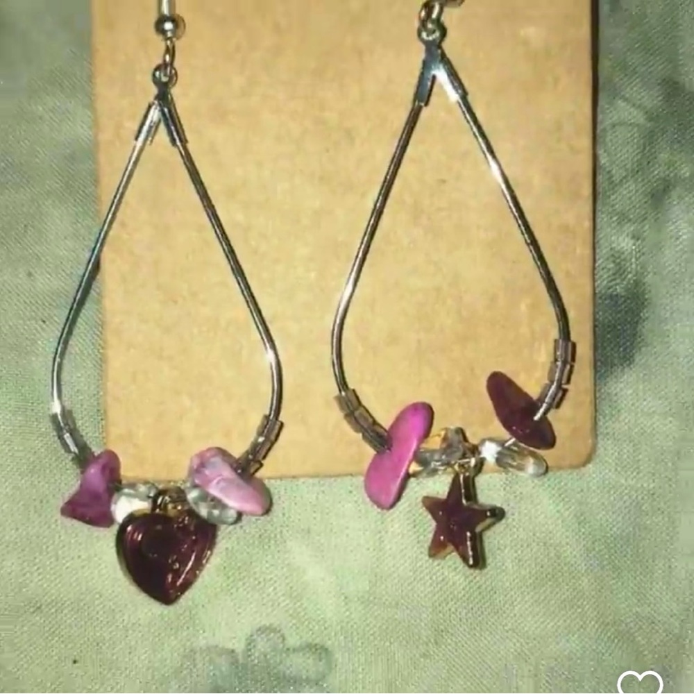 “In A World That’s Purple”- Handmade Earrings